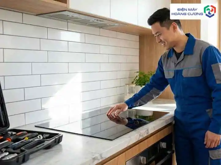 bếp từ 4 vùng nấu tại điện máy Hoàng Cương