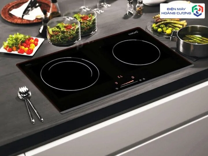 bếp từ lắp âm so với mặt bếp