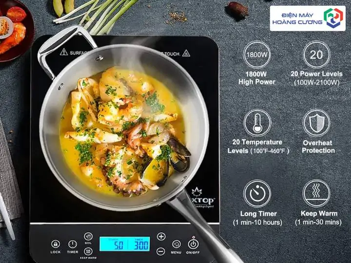 Top 3 Bếp Từ Duxtop Đáng Mua Nhất & Đánh Giá Thương Hiệu "Best Seller" Amazon 3 Tính năng bếp từ Duxtop