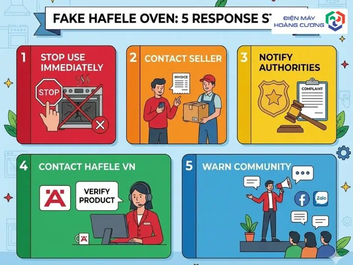 13+ Địa Chỉ Mua Lò Nướng Hafele Uy Tín Tại Quảng Ninh, tránh Xa 4 Sai Lầm Này Khi Mua 8 5 bước xử lý khi mua phải lò nướng Hafele giả