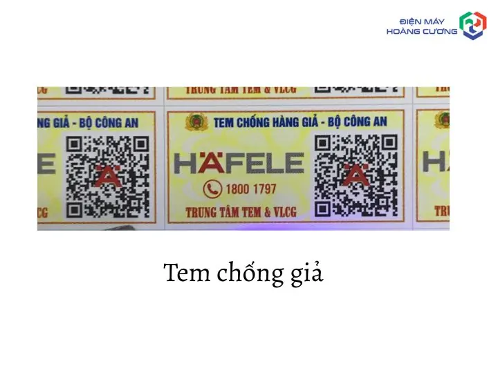 10+ địa chỉ mua bếp từ Hafele uy tín tại Hải Phòng- Kinh nghiệm từ dân Đất Cảng 5 Bếp từ Hafele tem chống giả
