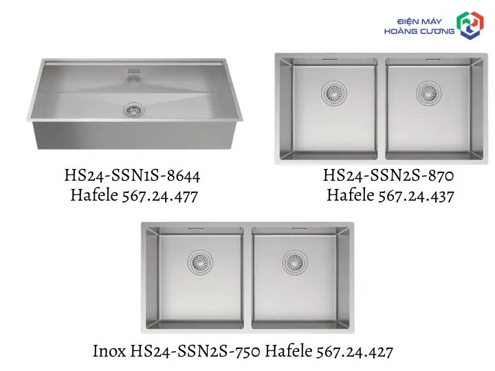 Chậu rửa chén Hafele đa dạng