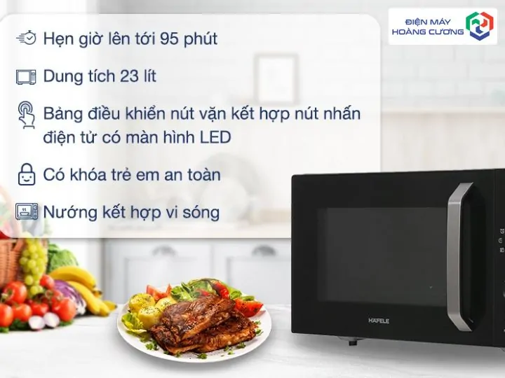 Lò vi sóng Hafele thân thiện người dùng