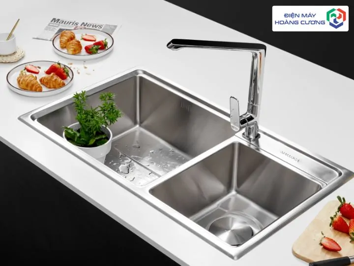 5 Tiêu Chí Chọn Địa Chỉ Mua Chậu Rửa Malloca Uy Tín Tại Nghệ An Giá Tốt Nhất 2026 2 Chất liệu Inox 304 cao cấp chậu rửa Malloca