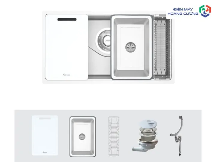 Địa Chỉ Mua Chậu Rửa Konox Uy Tín Tại Đắk Lắk & Top 5 Mã Đáng Mua Nhất 4 Chậu rửa Konox TARI 800SM
