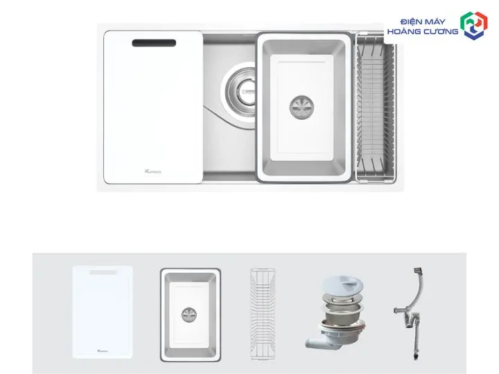 Địa Chỉ Mua Chậu Rửa Konox Uy Tín Tại Đắk Lắk & Top 5 Mã Đáng Mua Nhất 6 Chậu rửa Konox TARI 8748SM
