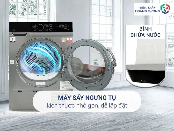 máy giặt hafele CÓ công nghệ sấy ngưng tụ