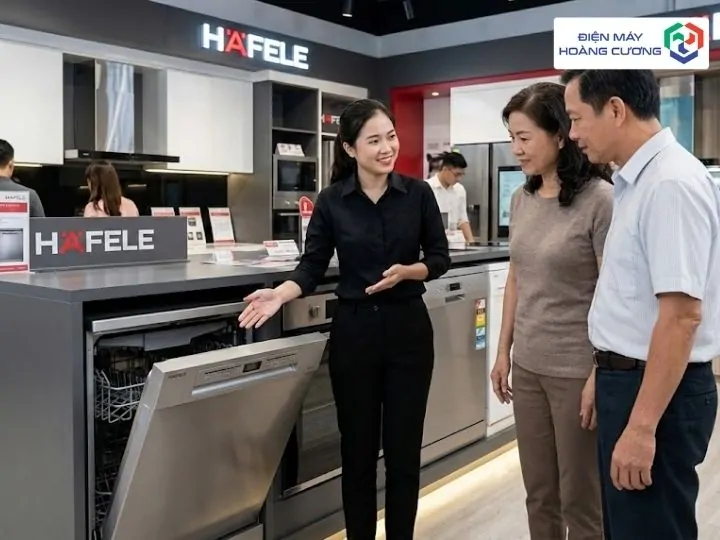 Địa chỉ mua máy rửa bát Hafele uy tín tại Đắk Lắk - Kinh nghiệm chọn mua và 13+ showroom chất lượng 6 nhân viên tư vấn máy rửa bát Hafele