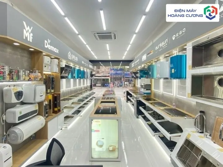 showroom máy hút mùi Hafele Hoàng Cương