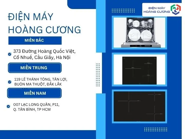 Địa chỉ mua máy rửa bát Hafele uy tín tại Đắk Lắk - Kinh nghiệm chọn mua và 13+ showroom chất lượng 5 thông tin liên hệ điện máy Hoàng Cương