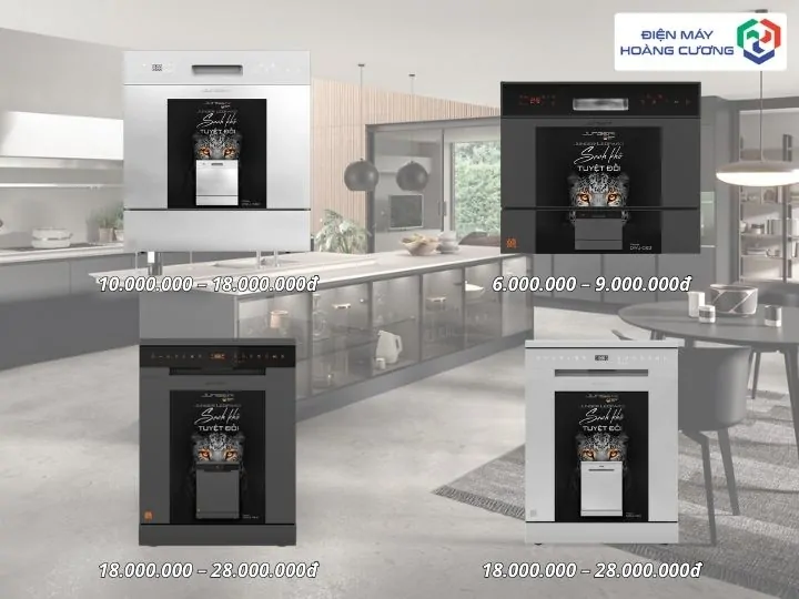 Bảng giá máy rửa bát Junger
