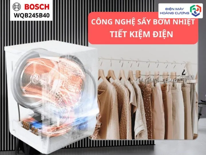 Địa Chỉ Mua Máy Sấy Bosch Uy Tín Tại Hải Phòng & Gợi Ý 12 Mã Bán Chạy Nhất 2 Công nghệ sấy bơm nhiệt máy sấy Bosch