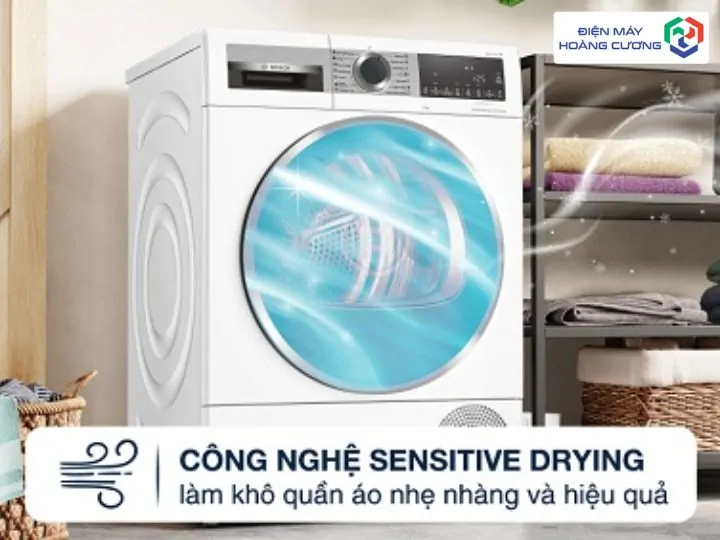 Địa Chỉ Mua Máy Sấy Bosch Uy Tín Tại Khánh Hoà & Gợi Ý 12 Mã Bán Chạy Nhất 2 Công nghệ sấy Sensitive Drying máy sấy Bosch