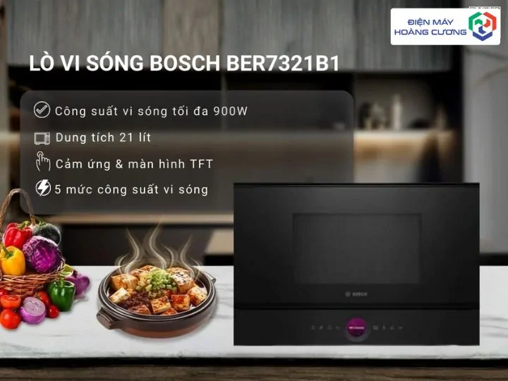 Địa Chỉ Mua Lò Vi Sóng Bosch Uy Tín Tại Hải Phòng (Cập Nhật Bảng Giá 2026) 3 Công suất lò vi sóng Bosch
