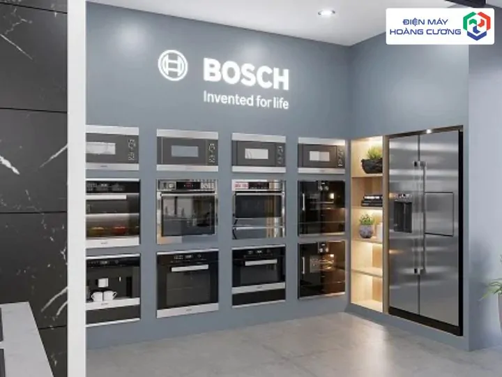 Top 9 Địa Chỉ Mua Lò Nướng Bosch Uy Tín Tại Hải Phòng Tốt Nhất 2 Gian hàng lò nướng Bosch điện máy Hoàng Cương Hải Phòng