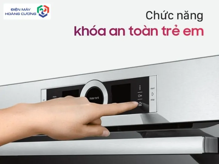 Địa Chỉ Mua Lò Vi Sóng Bosch Uy Tín Tại Hải Phòng (Cập Nhật Bảng Giá 2026) 2 Khoá an toàn lò vi sóng Bosch