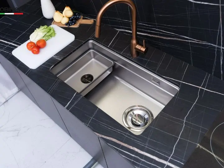 Địa Chỉ Mua Chậu Vòi Nobinox Uy Tín Tại Quảng Ninh & Review 10+ Mã Đáng Mua Nhất 1 chậu vòi Nobinox trong gian bếp