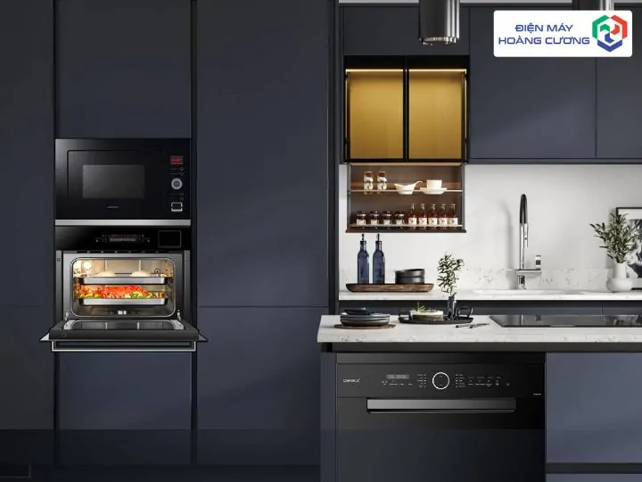 5 Giải Pháp Thiết Kế Nhà Bếp Tiện Nghi Với Thiết Bị Từ Điện Máy Hoàng Cương 3 Đồng bộ các thiết bị điện máy về mặt thẩm mỹ