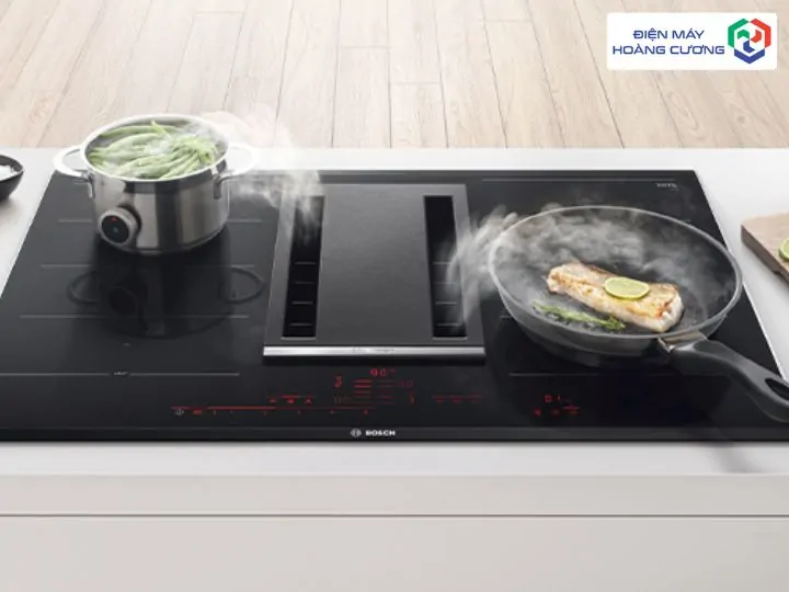 Top 8+ Mẫu Tốt Nhất & Địa Chỉ Mua Bếp Từ Bosch Uy Tín Tại Hà Nội (2026) 3 Sử dụng chức năng PowerBoost trên bếp từ Bosch
