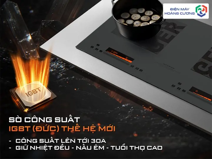 Bếp từ đôi Junger CEJ-226-INVERTER 10 thiết kế bếp từ đôi Junger CEJ-226-INVERTER